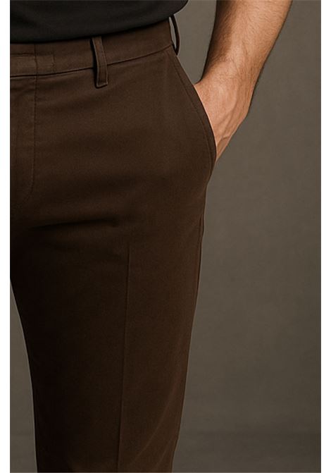 Pantaloni Skinny PT Torino in Cotone Color Cacao PT TORINO | Pantaloni | COKTZEZ00CL1Y177